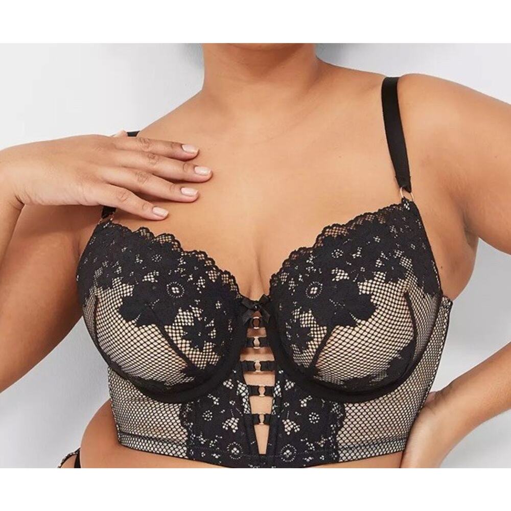 Cacique Bra | NWT | Longline Lace | 46DD | Out Of Stock | Seriously Sexy |
